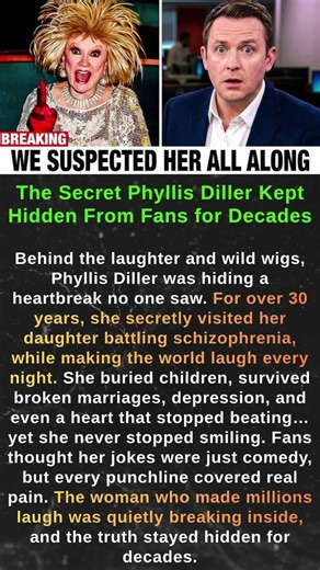 The Secret Phyllis Diller Kept Hidden From Fans for Decades #shorts