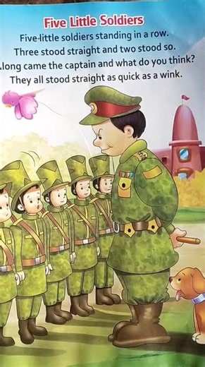 Five Little Soldiers | Kids Rhyme for Children 👦👧