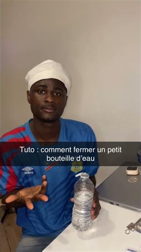 Tuto : comment fermer un petit bouteille d’eau #humour #tutorial