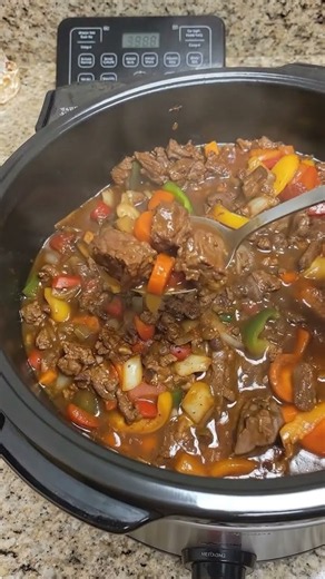 🌶️ Slow Cooker Pepper Steak
