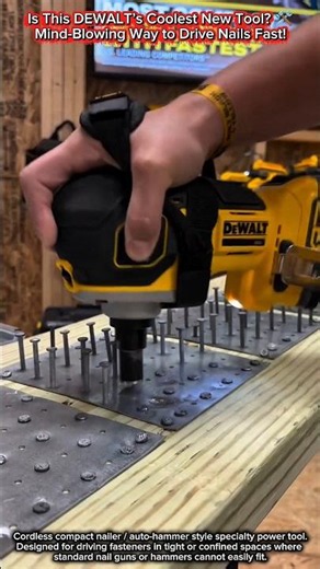 Is This DEWALT’s Coolest New Tool? 🛠️ Mind-Blowing Way to Drive Nails Fast!