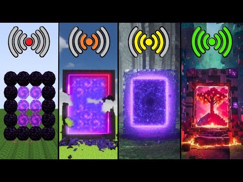 Minecraft Nether Portal with Different Wi-Fi be like