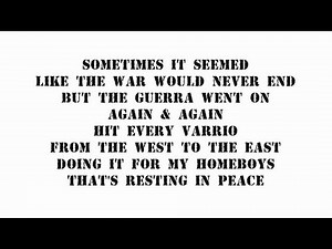 Conejo - War (With Lyrics On Screen)