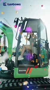 💫😎From ordinary to extraordinary—when #LiuGong mini electric excavator transforms the day! | LiuGong Global