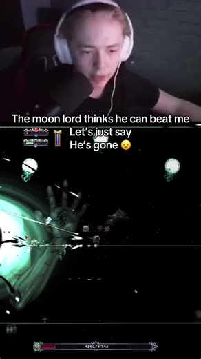 Defeating the Moon Lord in Terraria