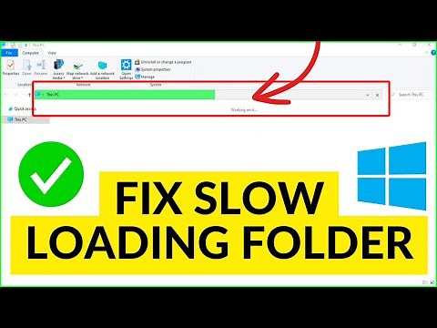 Fix Slow Loading Folders With Green Progress Bar in Windows 11 /10 | How To fix Slow File Explorer