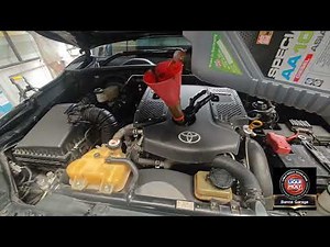 Toyota Fortuner เปลี่ยนถ่ายน้ำมันLiquimoly พร้อมกรองแท้ ล้างหัวฉีดแบบต่อตรง รับของแถม1200บาทฟรี