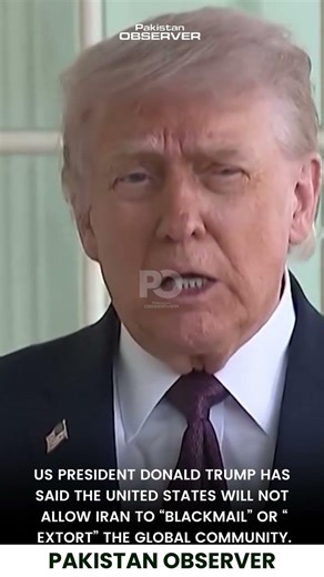 Trump Warns Iran: “No More Blackmail” | US Takes Hard Stance | Pakistan Observer