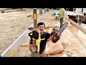 TESTING The World's Most Powerful Chainsaw (ELECTRIC)