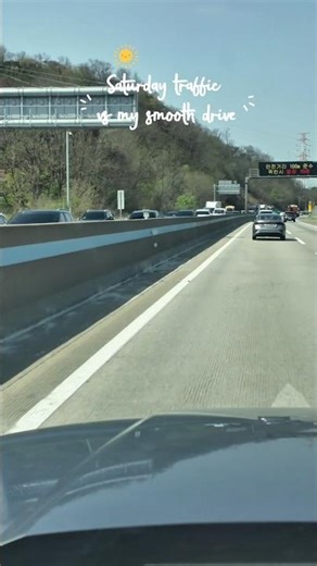 Weekend Highway Traffic vs Empty Lane Smooth Drive Santa Fe MX5 Hybrid #Shorts