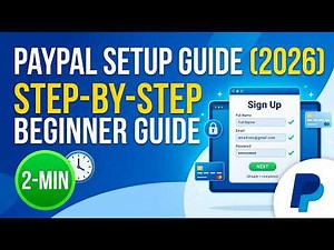 PayPal Setup Guide 2026 Step by Step Beginner Guide 2 Min