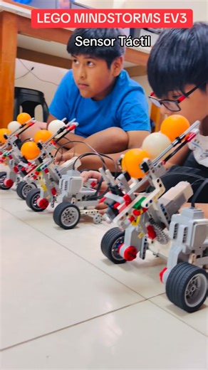 LEGO Mindstorms EV3 - Sensor Táctil 🚀😊 | YouStudio - Robótica Educativa Tacna