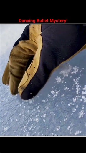 😱 Why is the bullet dancing on ice #shorts