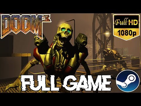 Doom 3 (2004) - 100% Full Walkthrough Gameplay (Nightmare, All Collectibles) (No Commentary)