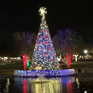 See the beautiful Downtown Plano Arts District tree in Haggard Park every night this holiday season. For more safe holiday events in Plano: https://bit.ly/3ozVxnx Plano Arts & Events | Visit Plano