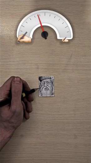 Drawing smaller and smaller… 🤯The last one is insanely tiny 😵