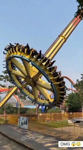Terrifying Drop! Ride Crashes with Passengers Onboard 😱 | Real Footage
