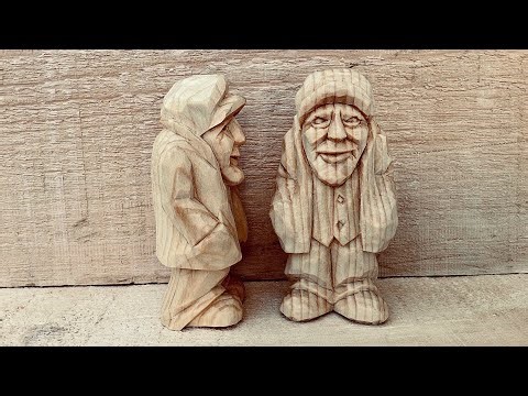Whittling Some No Neck Characters (Maybe?? Suitable for Novice)