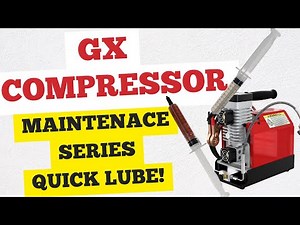 GX compressor maintenance! How to lube the top end of your CS2, CS3, L2, or L3 unit.