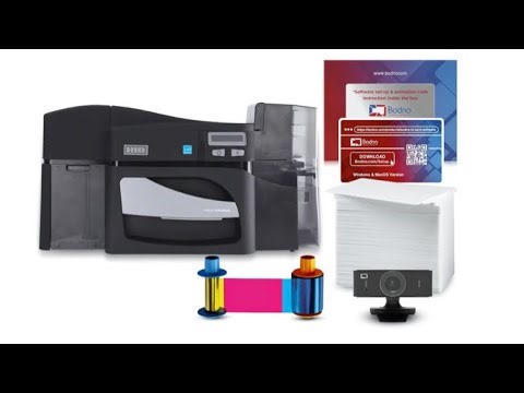 Bodno Fargo DTC4500e Dual Sided ID Card Printer Review | Silver Edition Software