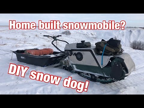 Home built snowmobile? build your own snow dog!!! (Fish-ski)