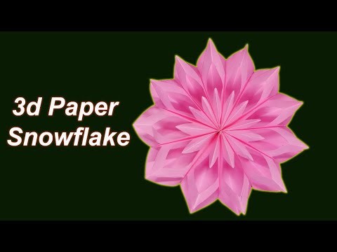 How to Make a Stunning 3D Paper Snowflake