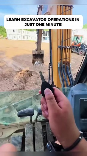 Learn excavators operation in just one minute! #worklife #shovel #excavators #construction #fyp