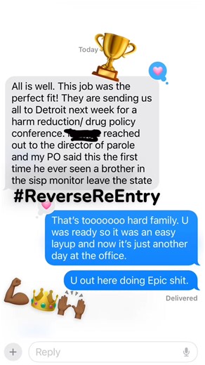 After serving 20 years, my homie came home and connected with Reverse Re-Entry Services — now he’s leading by example and inspiring others to do the same. This is what a successful reentry partnership looks like. Real change. Real impact.  #ReverseReEntry #ReEntrySuccess #SecondChances #CommunitySupport | Reverse Re-Entry Services | Facebook