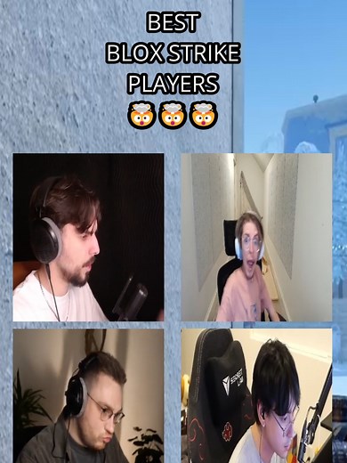 Streamers Competing in Blox Strike Gameplay