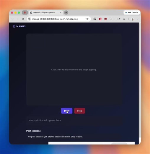 MANUS — Your hands. Your voice.