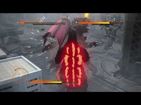 Godzilla PS4 Online Battles: Burning Godzilla vs Destroyah vs Kiryu