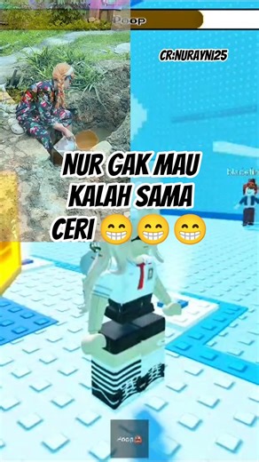 Nur gak mau kalah sama ceri #roblox #edit #harusberanda #games #nurrayni25