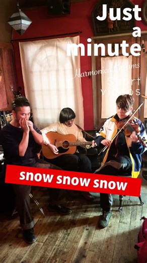snow snow snow #HarmonicaCreams #JustaMinute