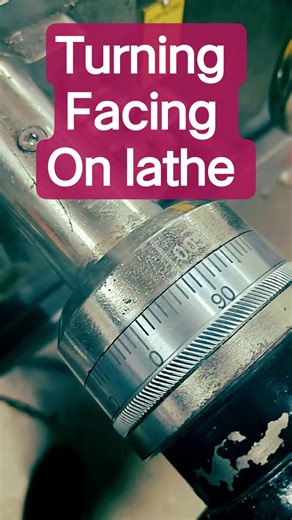 Lathe Turning Facing operation #trending #shorts