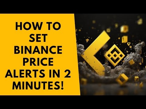 How to Set Binance Price Alerts in 2 Minutes!