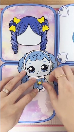 [알쏭달쏭 캐치!티니핑] 꾸래핑 종이인형놀이/미스틱큐브/크리스탈❄️