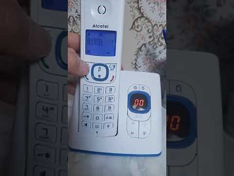 Mise en fonction d'un répondeur Alcatel F530