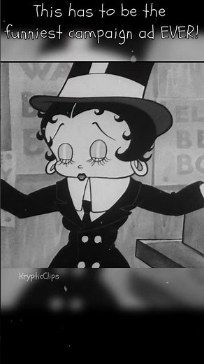 They Actually Made This Betty Boop Campaign Cartoon #vintage #animation #shorts