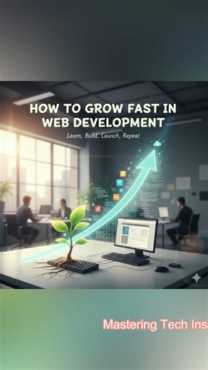 Mastering Tech Insights on Instagram: "How to Grow Fast in Web Development (2026 Roadmap) 🚀 | Part 1 Want to grow FAST in web development in 2026? Stop hopping between random tutorials. This reel gives you a clear, no-nonsense roadmap to learn the right skills in the right order — and actually become hire-ready. https://youtube.com/shorts/JL0b-5mbJnM You’ll learn 👇 ✔ What fundamentals actually matter ✔ Frontend tools every real dev uses ✔ Backend concepts companies expect ✔ Projects that get y