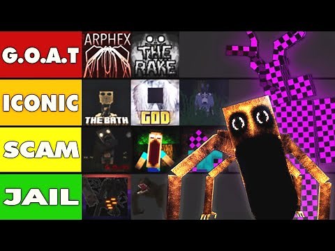 Ranking EVERY Single Minecraft Horror Mod (Tier List)
