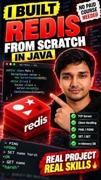 Why Redis is EVERYWHERE (and I'm Building My Own to Prove It)#Redis #BuildYourOwnRedis #SystemDesign