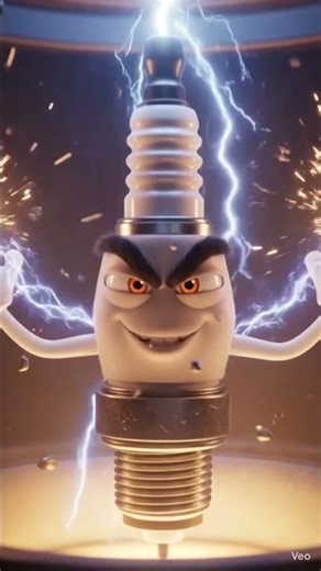 A spark plug is a vital engine component that ignites the air-fuel mixture in a gasoline engine's