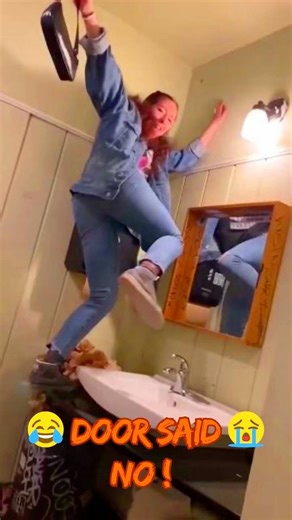 Bathroom Dance Gone Wrong 😳
