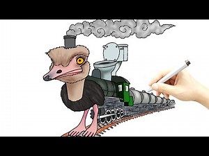 How to draw trenostruzzo turbo 3000 brainrot | step by step