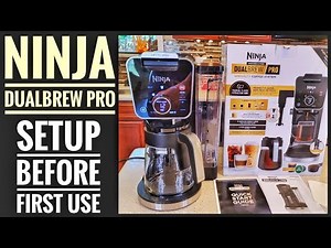 SETUP BEFORE FIRST COFFEE Ninja DualBrew PRO 12 Cup Coffee Maker Single Serve K Cup Machine Prime