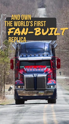 Super fan builds custom optimus prime truck 🤖 #transformers #reels #truck #custombuilt | Ridiculous Rides