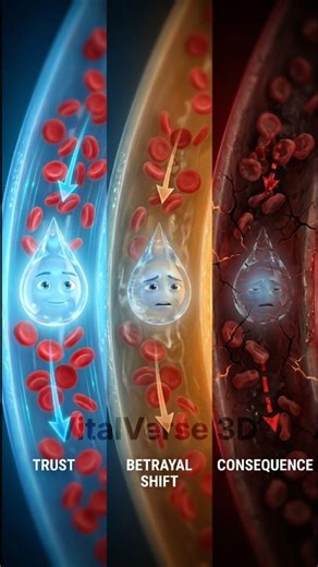Water Betrayed Your Body 😔💧.#3danimation #aishorts #viralstory