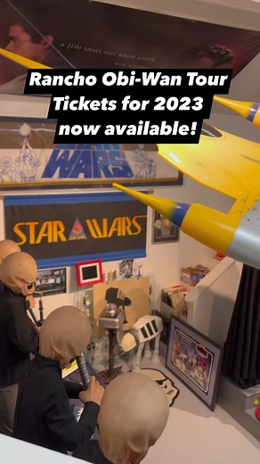7.7K views · 356 reactions | ICYMI- Rancho Obi-Wan Tour Tickets for 2023 are now available! ➡️ https://ranchoobiwan.org/visit/ A visit to experience the world’s largest Star Wars memorabilia collection is a great gift for family, friends and yourself! #StarWars #RanchoObiWan #StarWarsMuseum | Rancho Obi-Wan, Petaluma, Ca. | Facebook