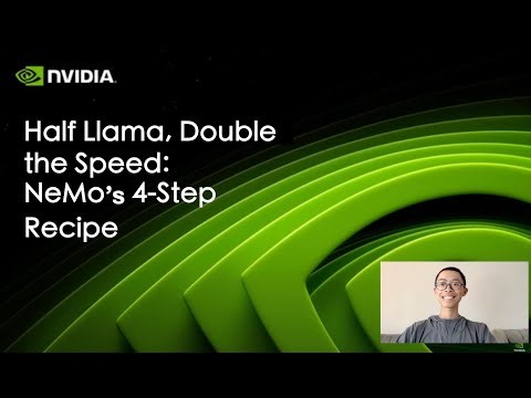 LLM Model Pruning and Knowledge Distillation with NVIDIA NeMo Framework