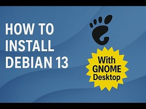 How To Install Debian 13 "Trixie" GNOME Desktop From Start To Finish +Tips & Tricks [2025]
